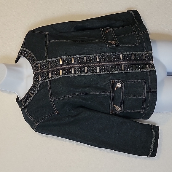 Ruby Rd. Denim jacket size 10 - Picture 1 of 7